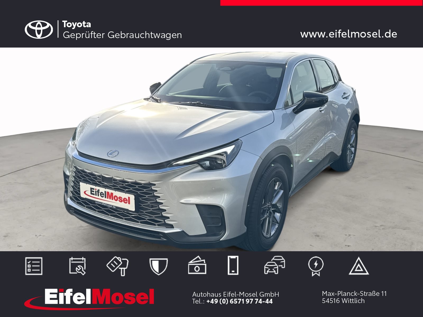 Foto 1 - LBX FWD Basis 15 Jahre Lexus Relax Garantie, Silver Metallic