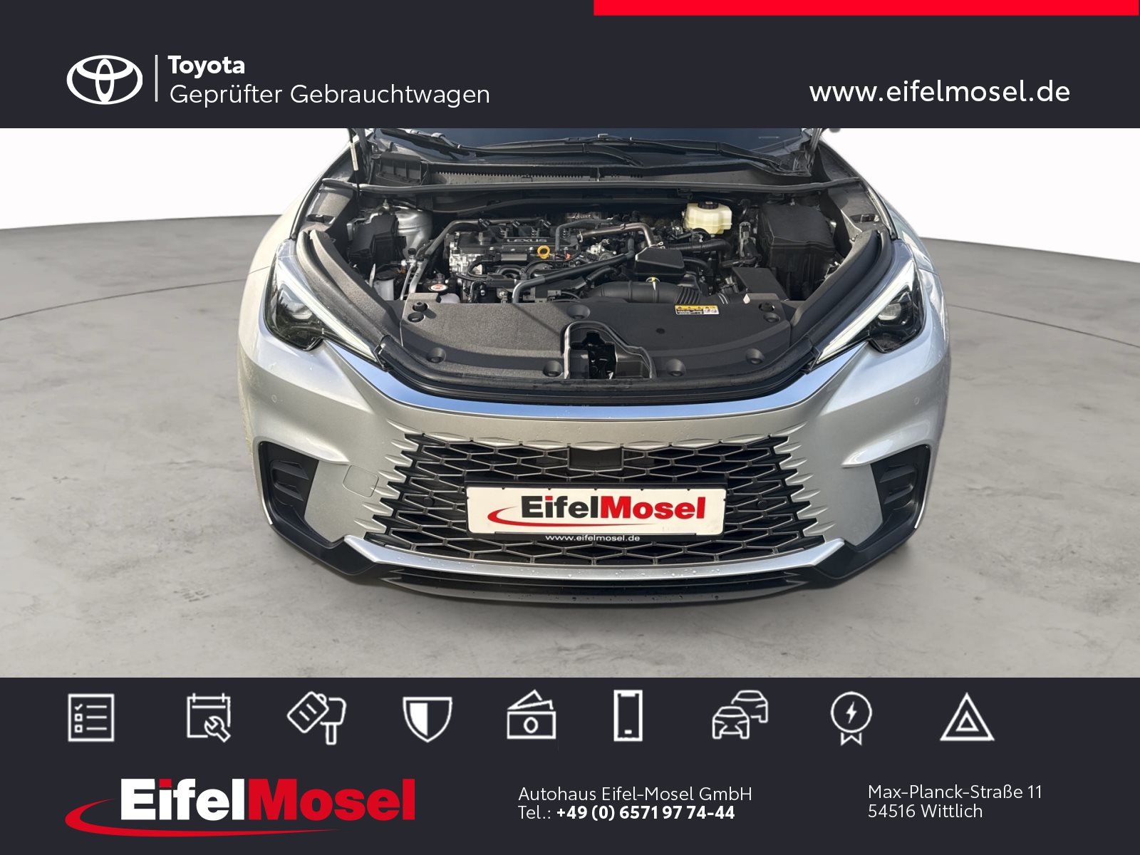 Foto 1 - LBX FWD Basis 15 Jahre Lexus Relax Garantie, Silver Metallic