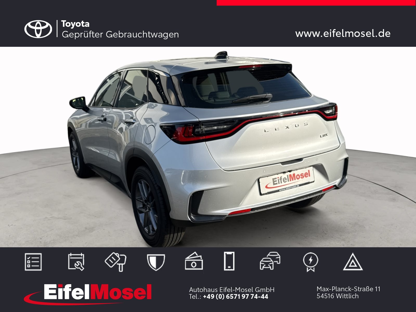 Foto 1 - LBX FWD Basis 15 Jahre Lexus Relax Garantie, Silver Metallic