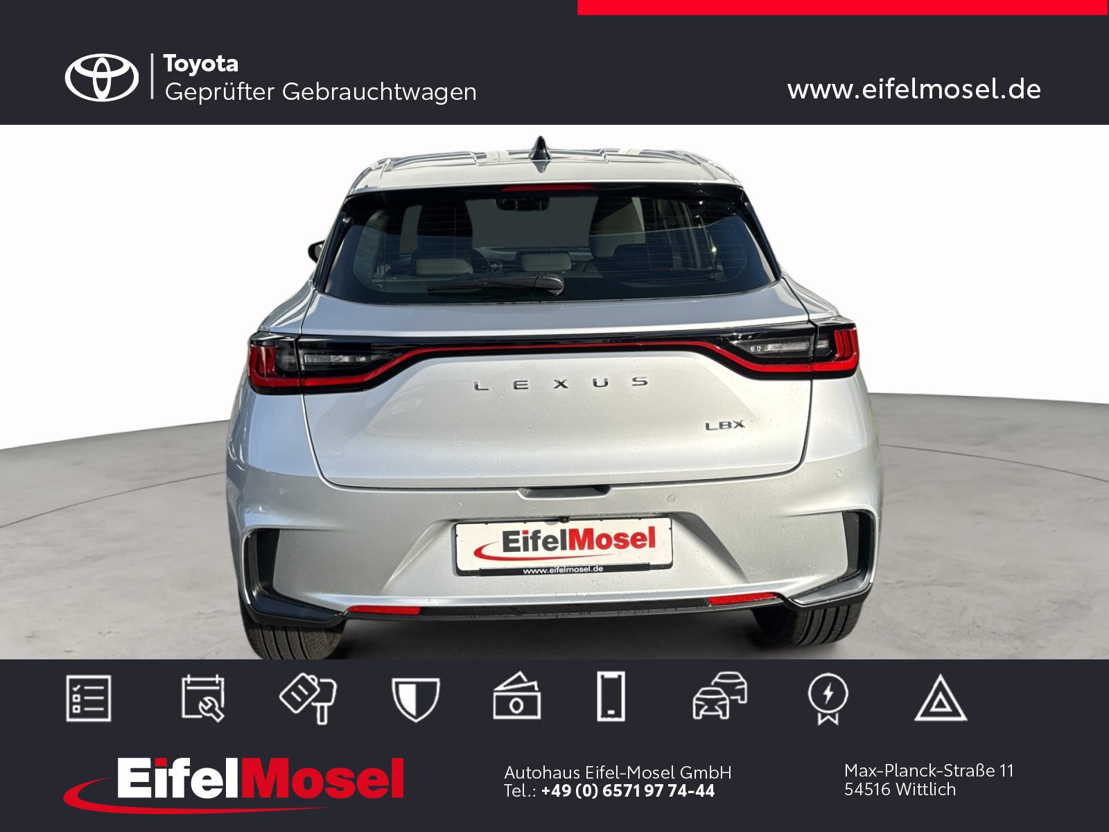 Foto 1 - LBX FWD Basis 15 Jahre Lexus Relax Garantie, Silver Metallic