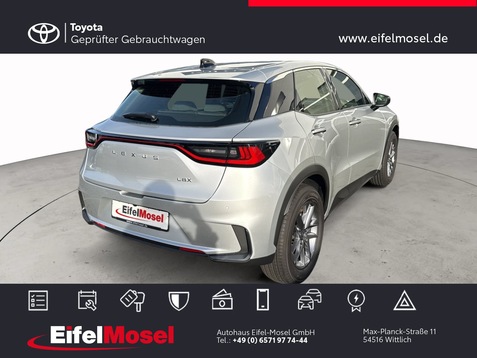 Foto 1 - LBX FWD Basis 15 Jahre Lexus Relax Garantie, Silver Metallic