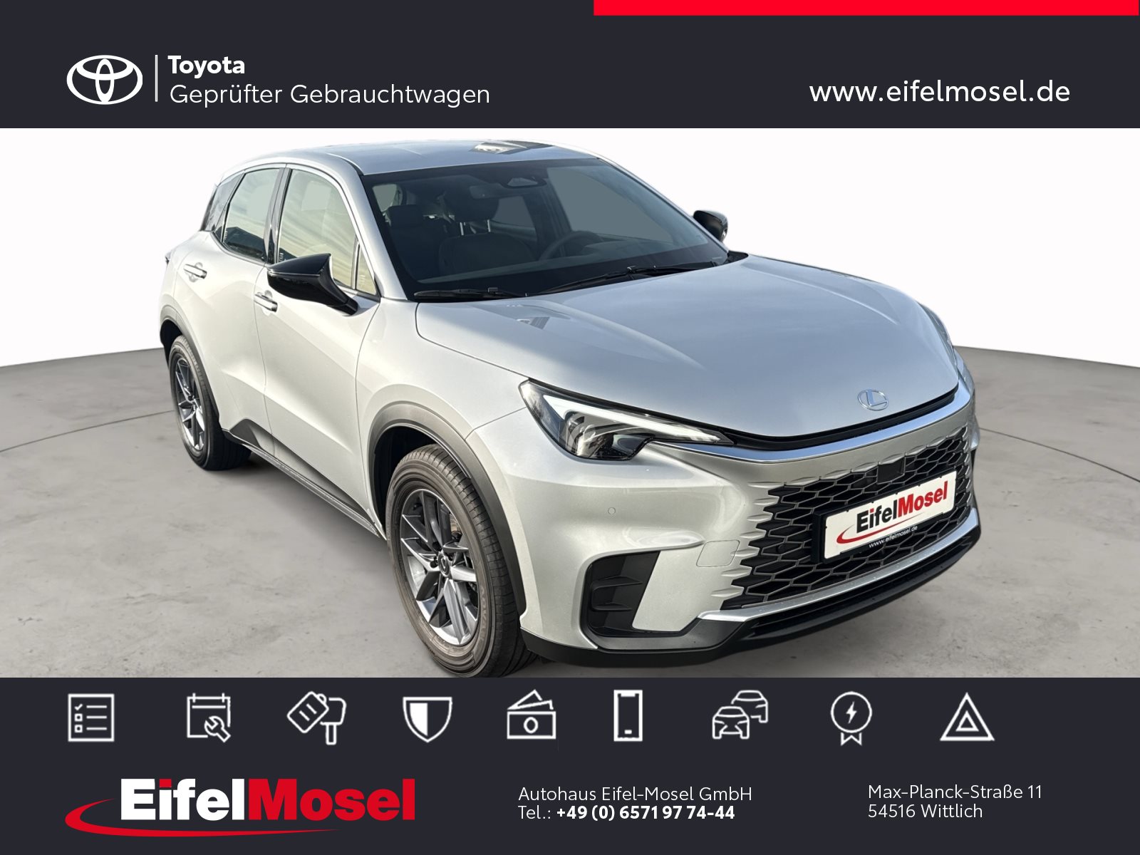 Foto 1 - LBX FWD Basis 15 Jahre Lexus Relax Garantie, Silver Metallic