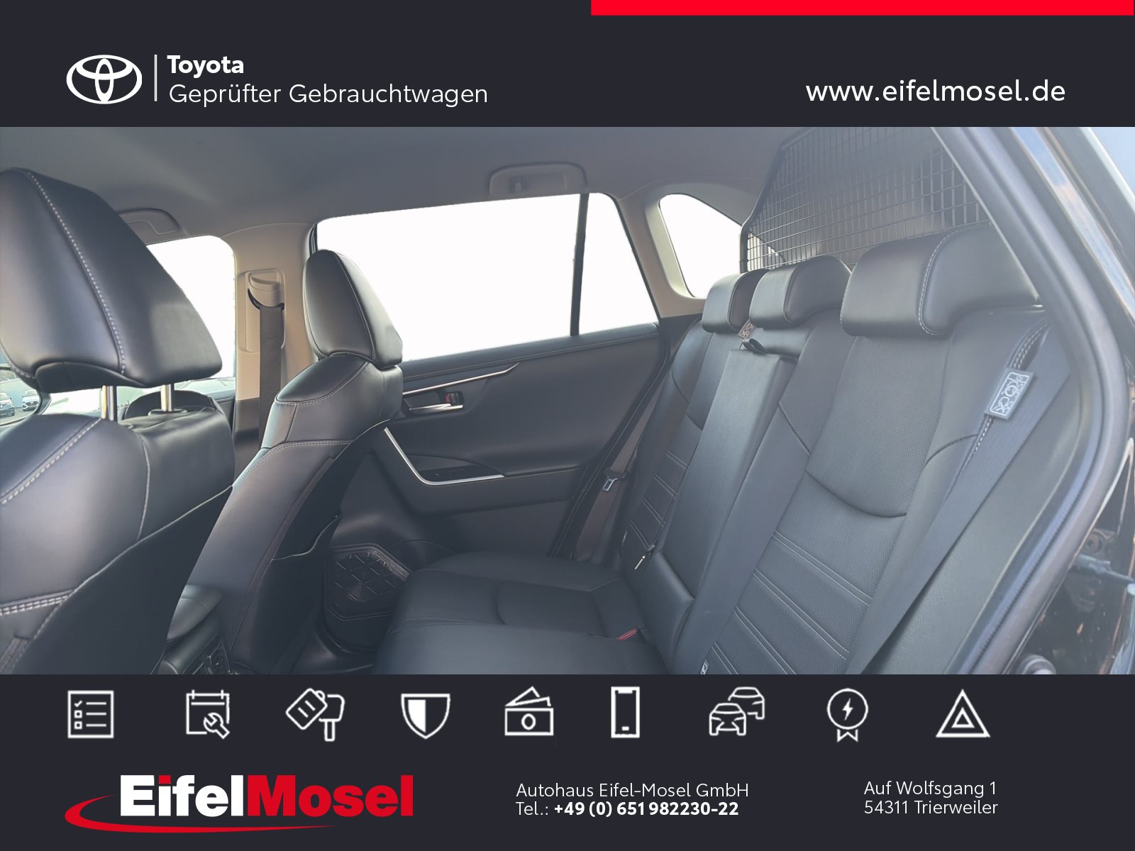 Foto 1 - RAV4 Hybrid 4x4 Lounge *Navi/Kamera*, Tiefschwarz Mica Metallic