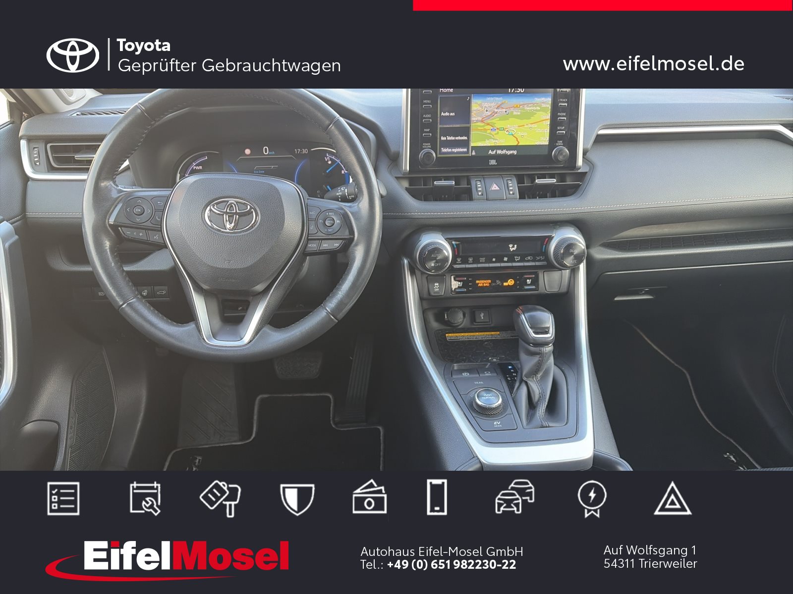 Foto 1 - RAV4 Hybrid 4x4 Lounge *Navi/Kamera*, Tiefschwarz Mica Metallic