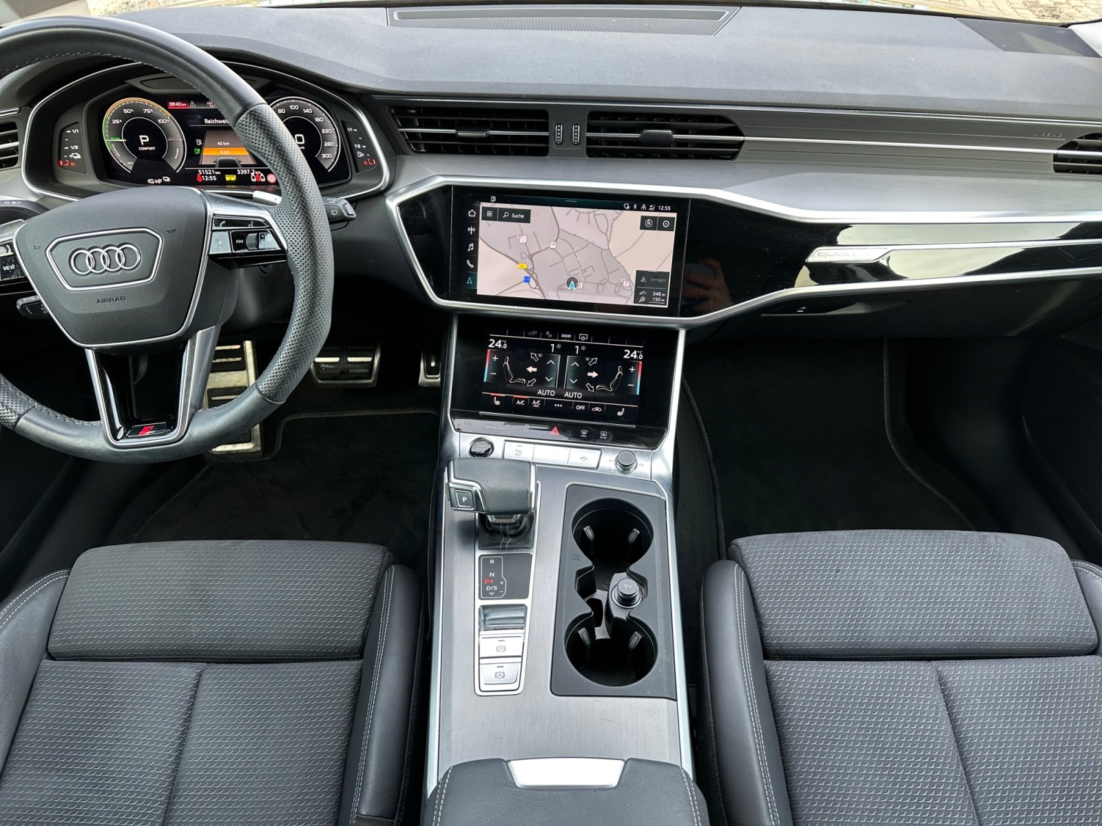 Foto 1 - Audi A6 Avant 55 TFSI e quattro Sport S tronic Rückfahrk ACC Navi, Brillantschwarz