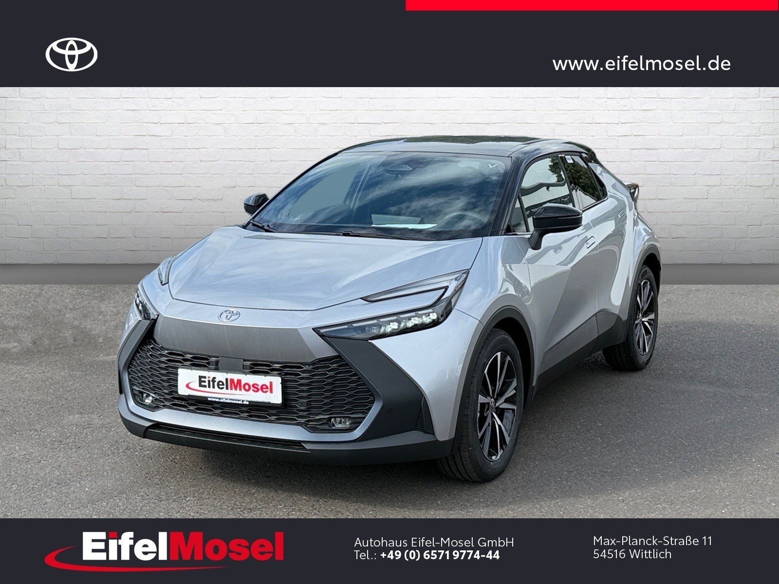 Foto 1 - Toyota C-HR 1,8 Hybrid FWD Teamplayer, Silver Metallic (1L0)/ Black (202)