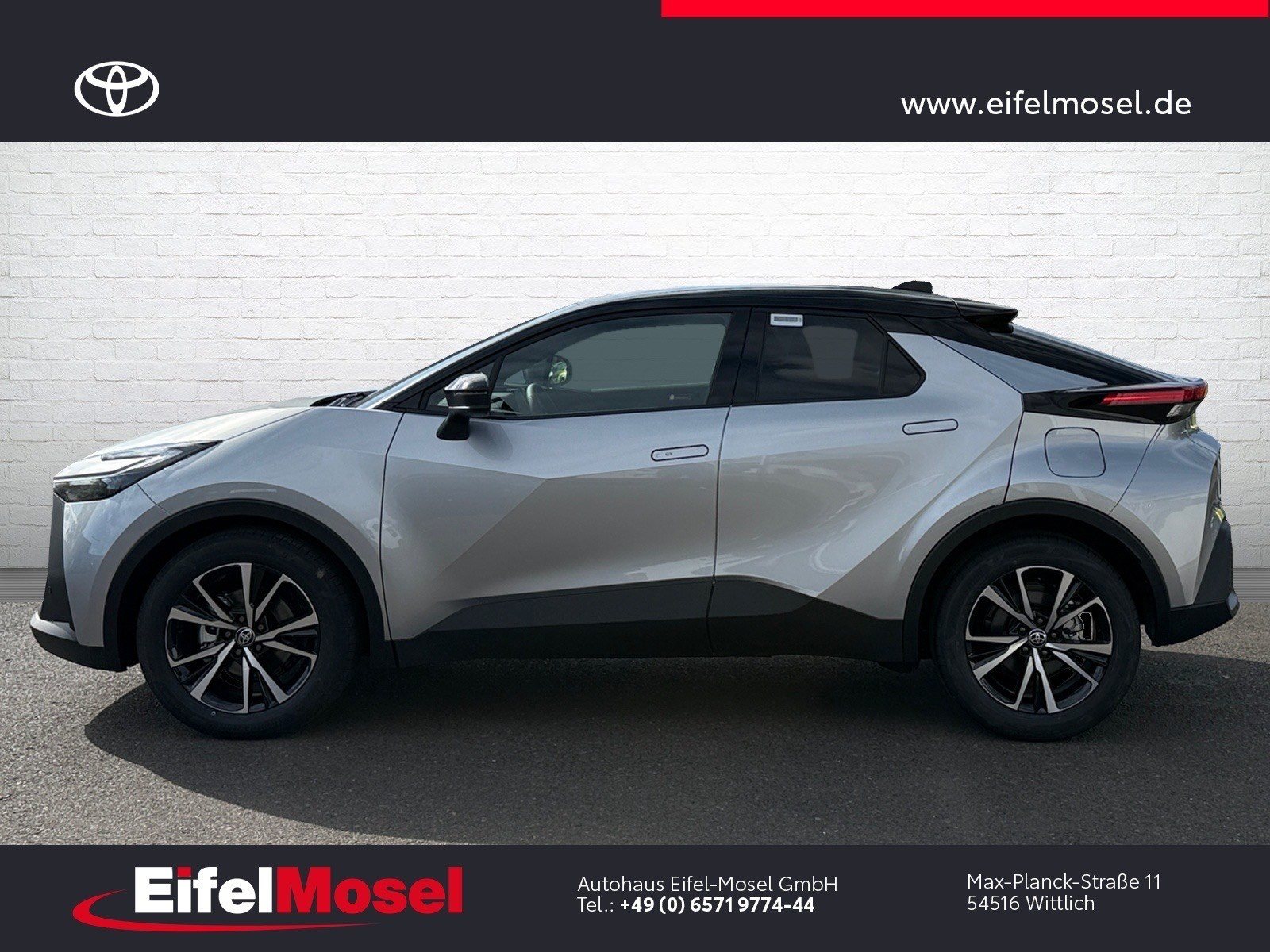 Foto 1 - Toyota C-HR 1,8 Hybrid FWD Teamplayer, Silver Metallic (1L0)/ Black (202)