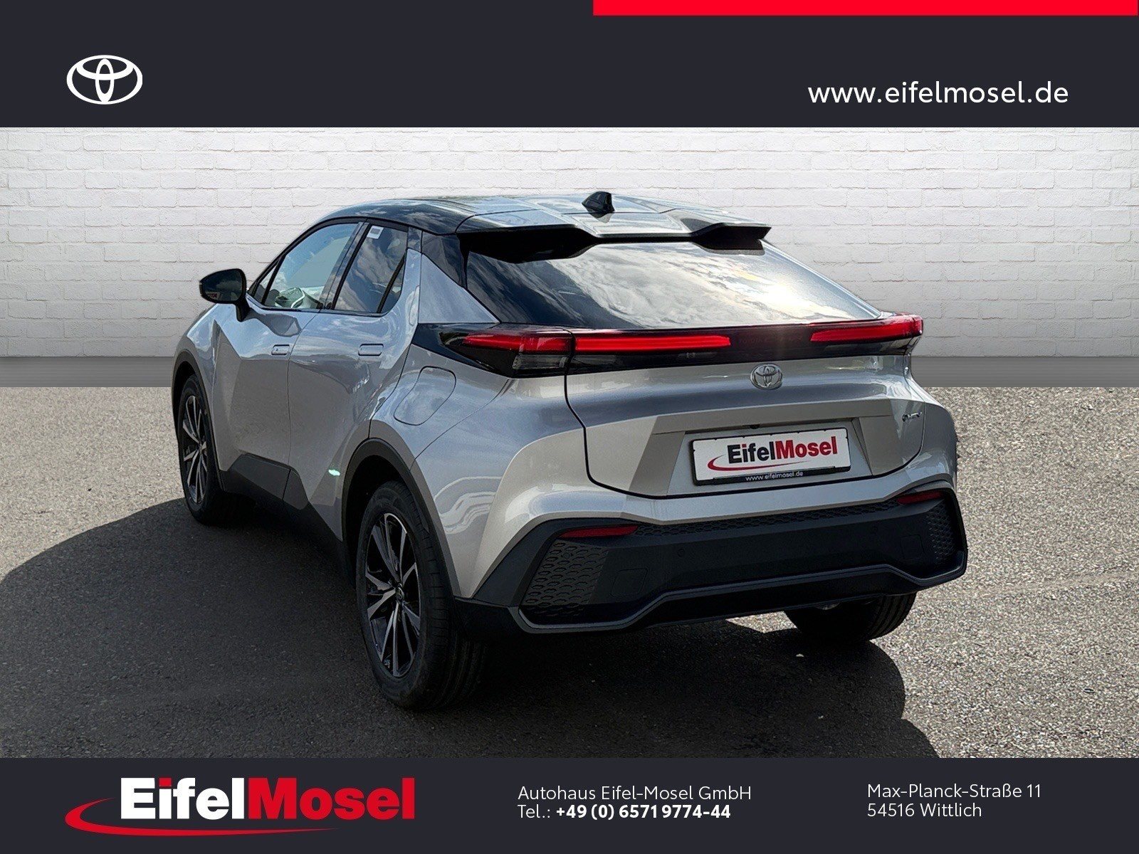 Foto 1 - Toyota C-HR 1,8 Hybrid FWD Teamplayer, Silver Metallic (1L0)/ Black (202)