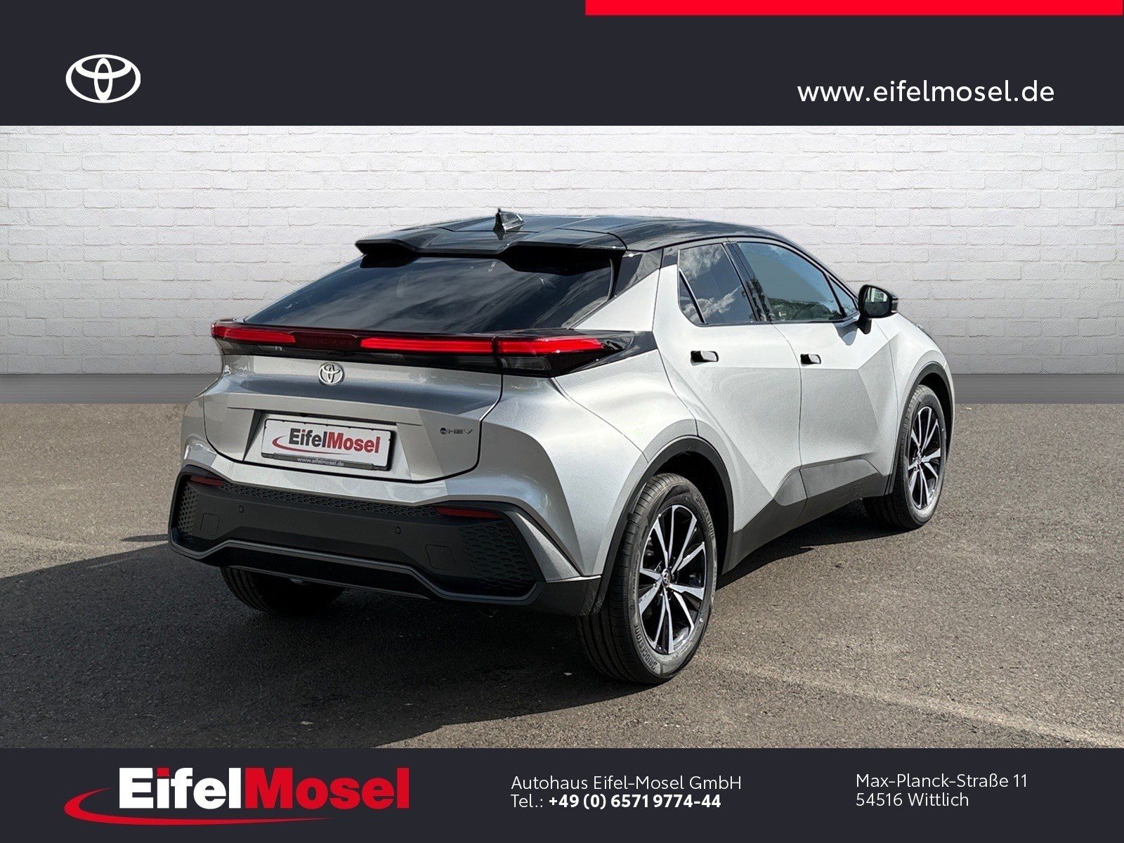 Foto 1 - Toyota C-HR 1,8 Hybrid FWD Teamplayer, Silver Metallic (1L0)/ Black (202)